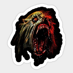 Werewolf movie Sticker